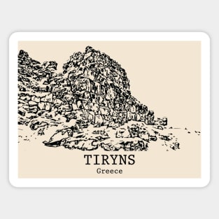 Tiryns - Greece Magnet